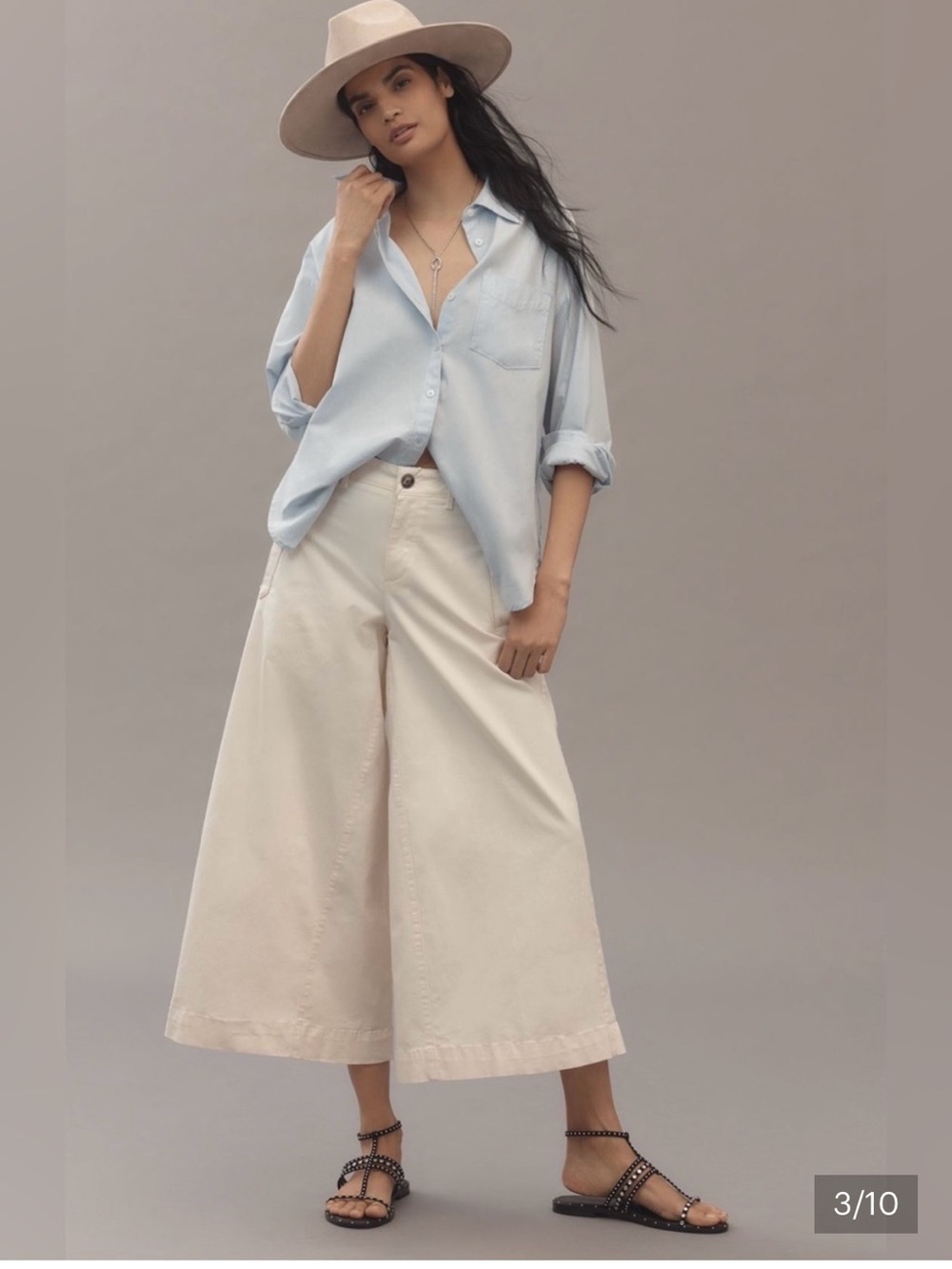 EUC! Maeve Ultra-Wide-Leg A-Line
Chino Pants